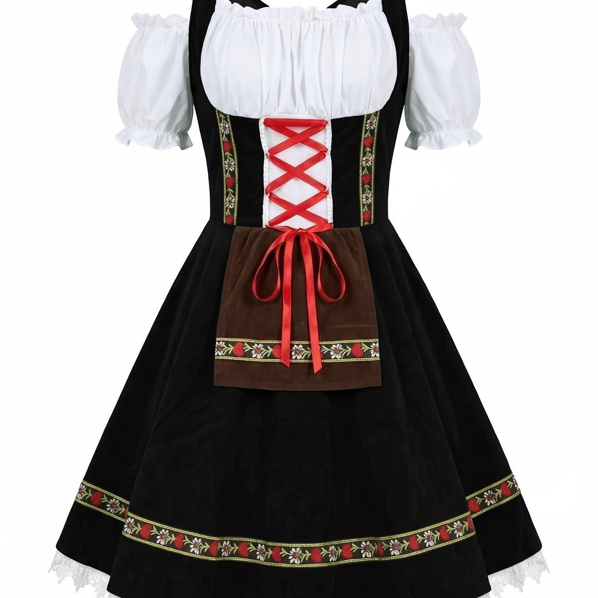 Damen Oktoberfest Dirndl – Traditionelle bayerische Tracht, deutsches Partykostüm