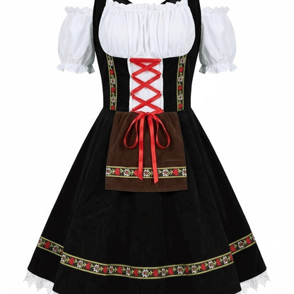 Damen Oktoberfest Dirndl – Traditionelle bayerische Tracht, deutsches Partykostüm