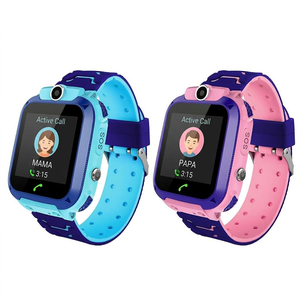 Kinder-Smartwatch mit GPS, Kamera, Telefonanrufe und SOS-Taste