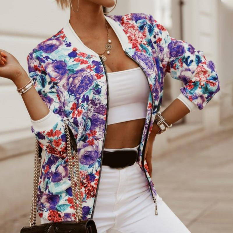 Jacke Vintage Elegante Zwischenjacke für Frauen