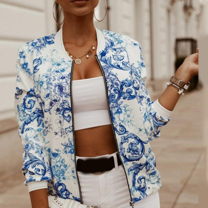 Jacke Vintage Elegante Zwischenjacke für Frauen