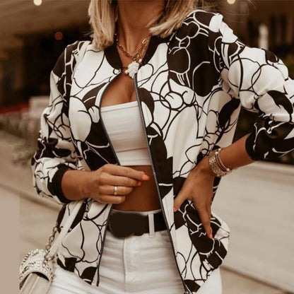 Jacke Vintage Elegante Zwischenjacke für Frauen