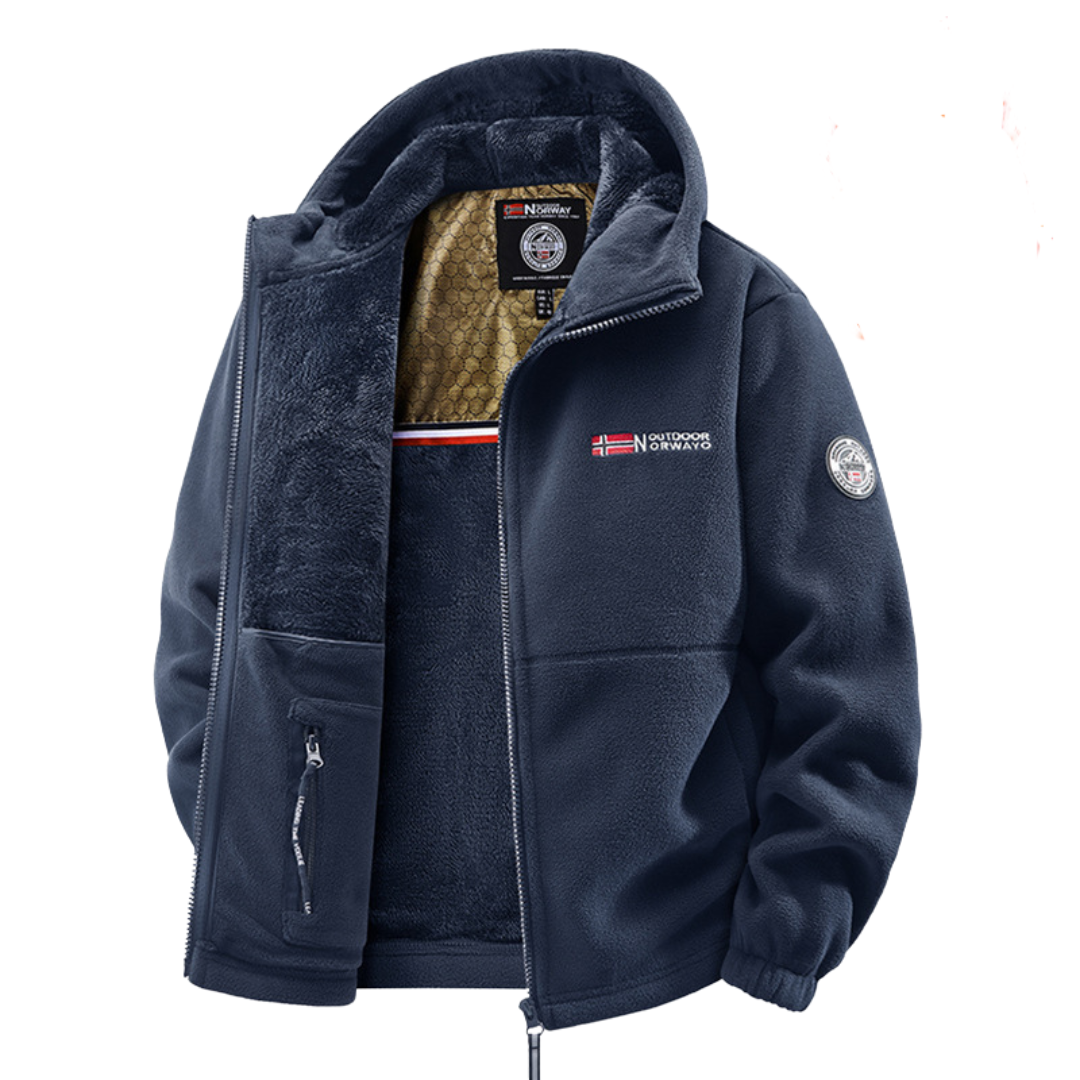 Herren Winterjacke Mit Thermofutter Und Verstellbarer Kapuze