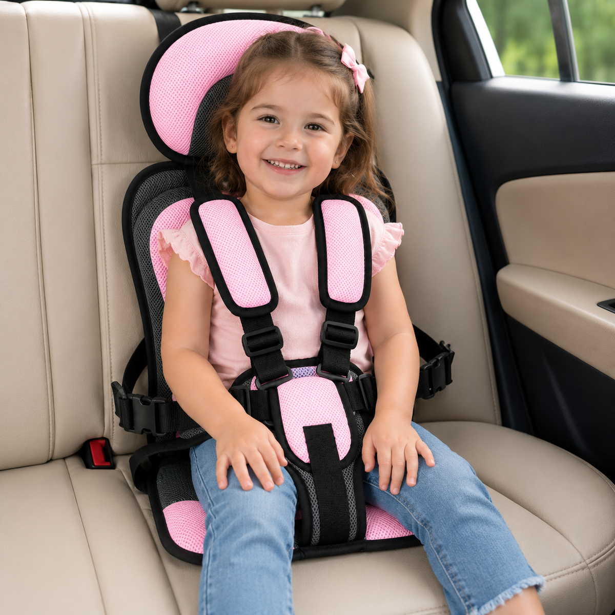 Sicherer & Faltbarer Kindersitz – Reise-Booster für Kinder