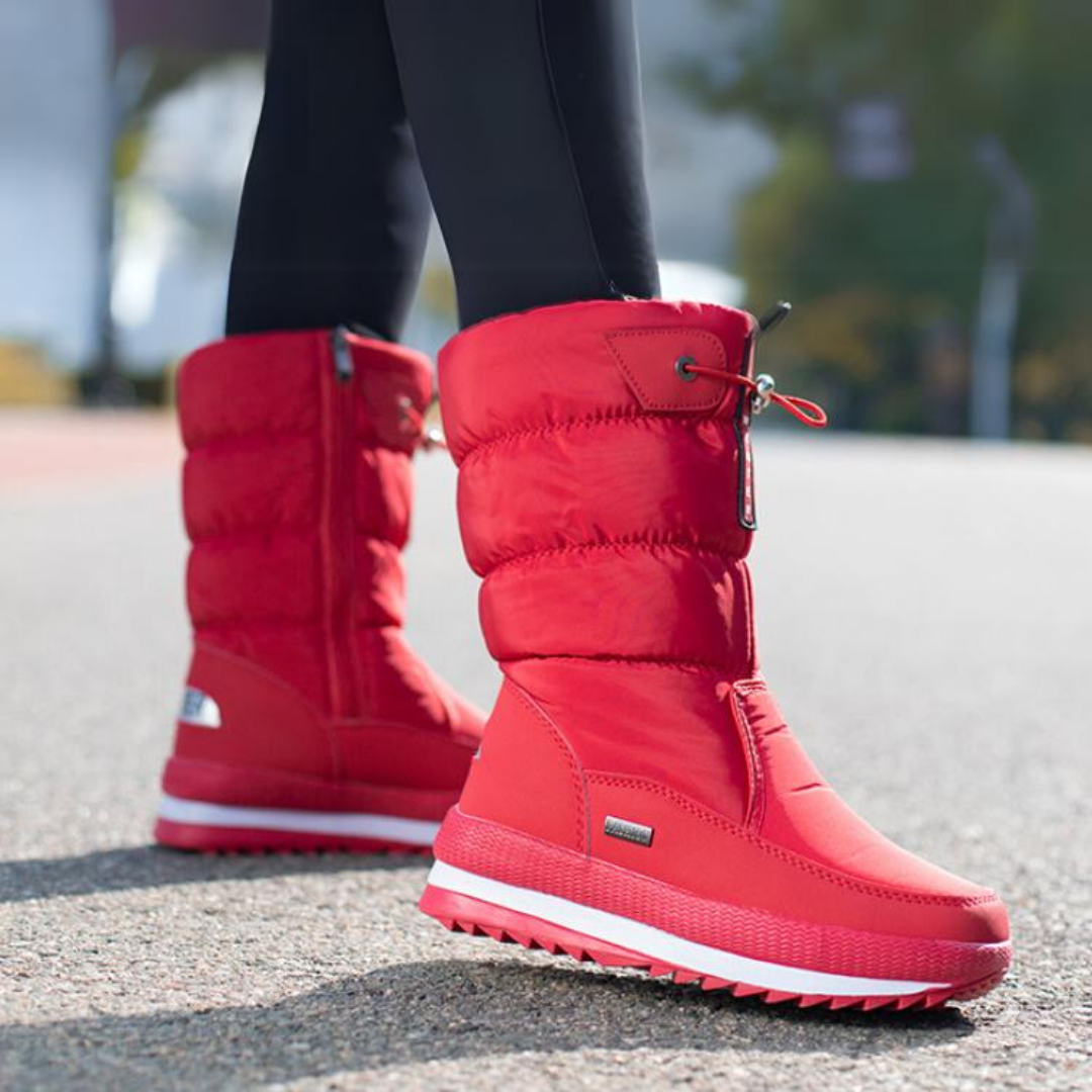 Wasserdichte Schneestiefel mit Reißverschluss