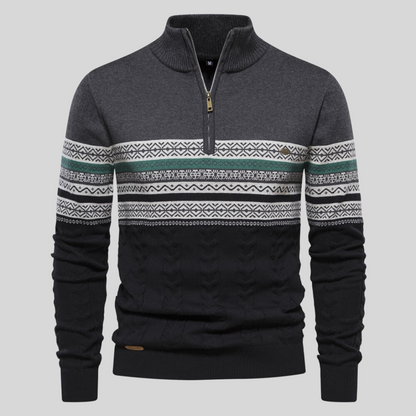 Herren Pullover Langarm Rundhals