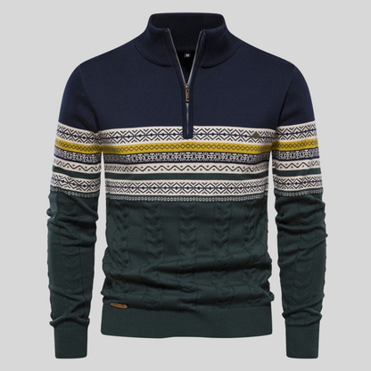Herren Pullover Langarm Rundhals