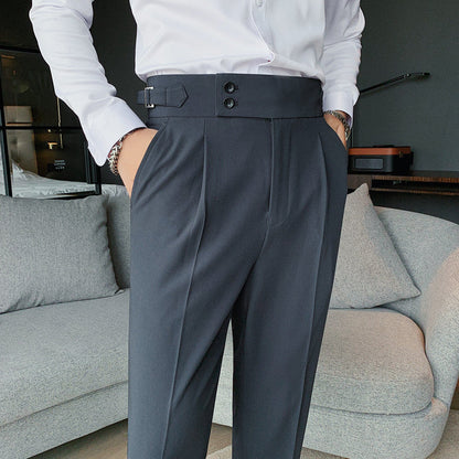 Herren Slim-Fit Hose Stretchstoff Moderner Schnitt