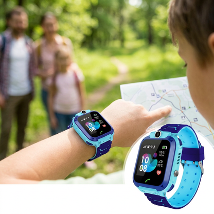 Kinder-Smartwatch mit GPS, Kamera, Telefonanrufe und SOS-Taste
