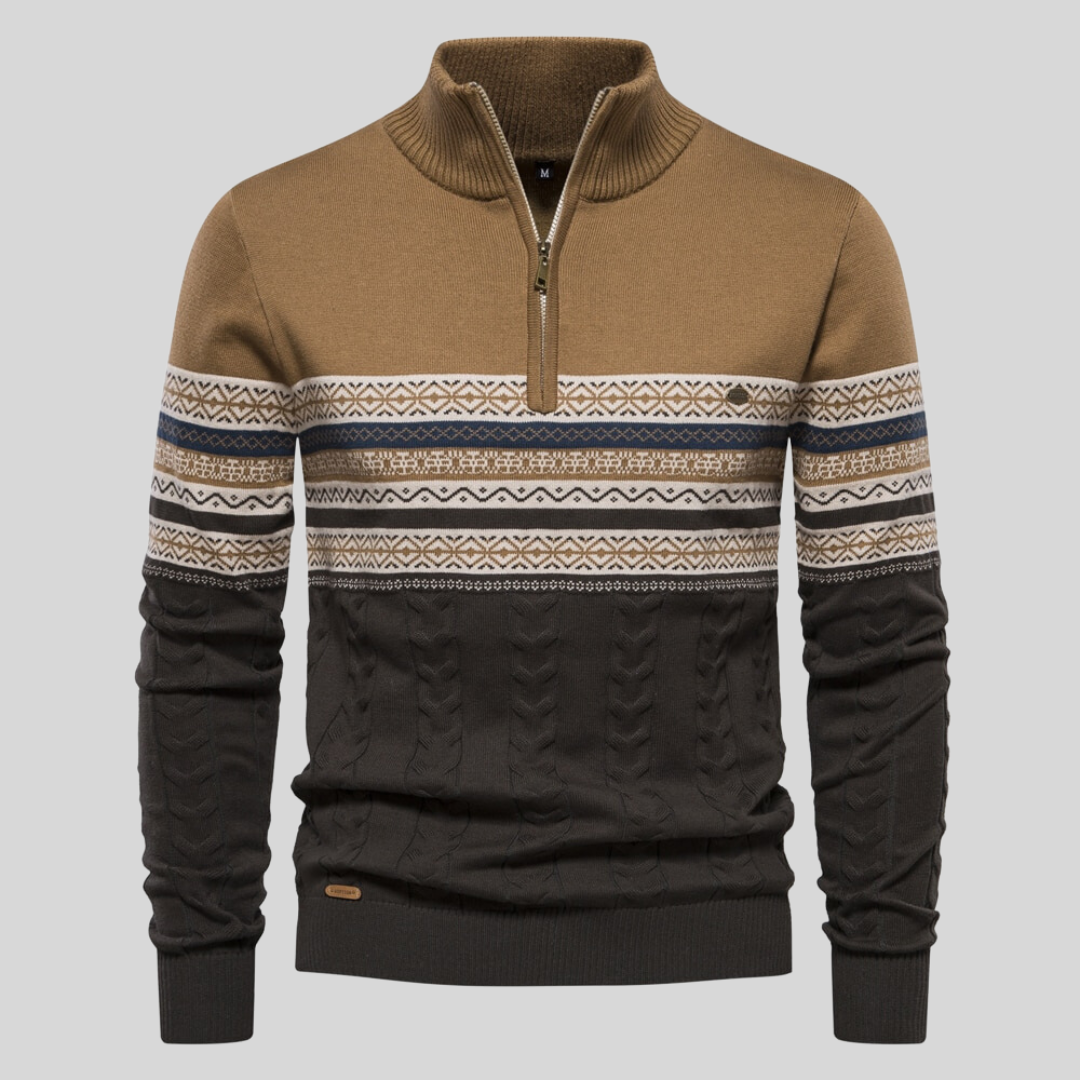 Herren Pullover Langarm Rundhals