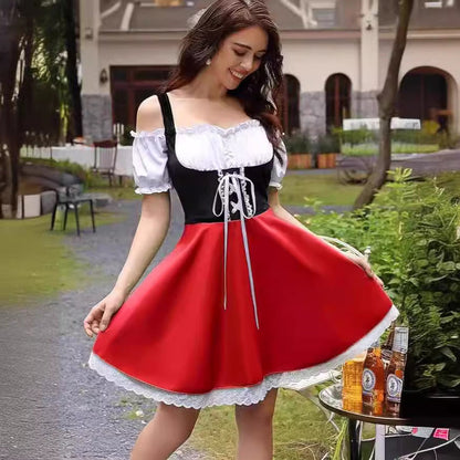 Dirndl Damen Oktoberfest Kleid Trachtenkleid für die Wiesn festlich elegant