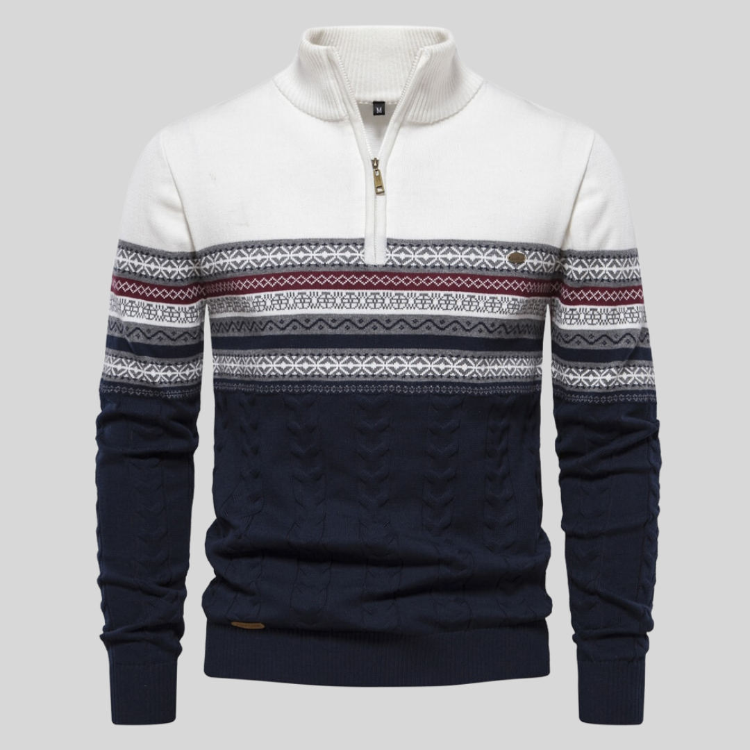 Herren Pullover Langarm Rundhals