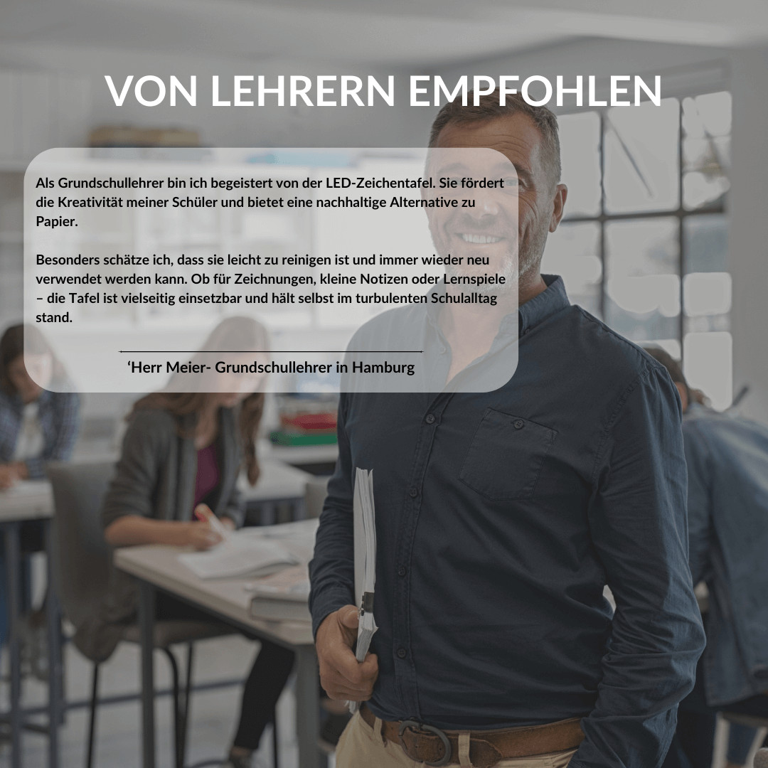 LED-Zeichentisch für kreative Lichtmalerei