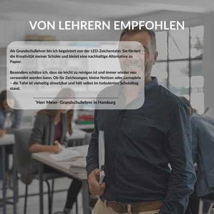 LED-Zeichentisch für kreative Lichtmalerei
