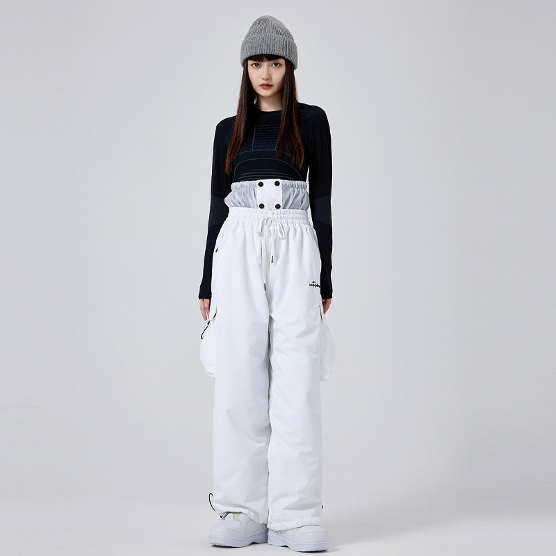 Damen Skihose Isoliert Mit Atmungsaktivem Design Und Schneeschutz