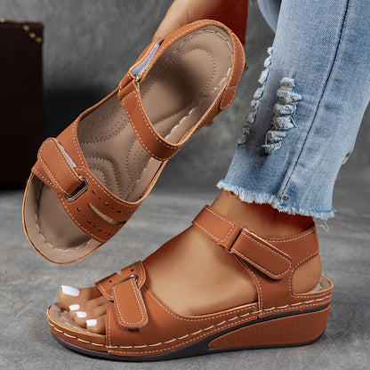 Damen Orthopädische Sandalen Mit Verstellbaren Riemen Und Gepolsterter Sohle