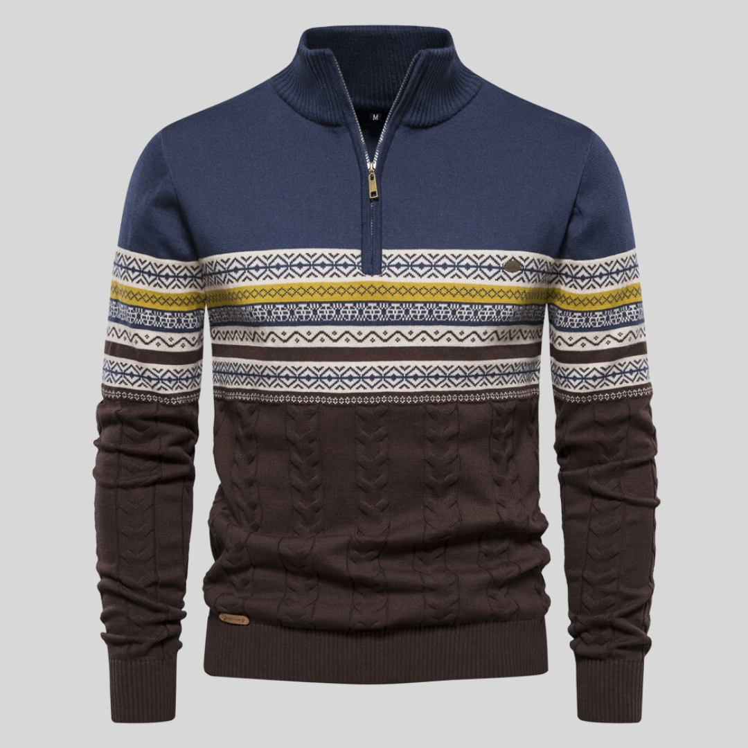 Herren Pullover Langarm Rundhals