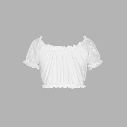 Dirndlbluse Damen Oktoberfest | Bayerische Trachtenbluse