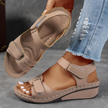 Damen Orthopädische Sandalen Mit Verstellbaren Riemen Und Gepolsterter Sohle