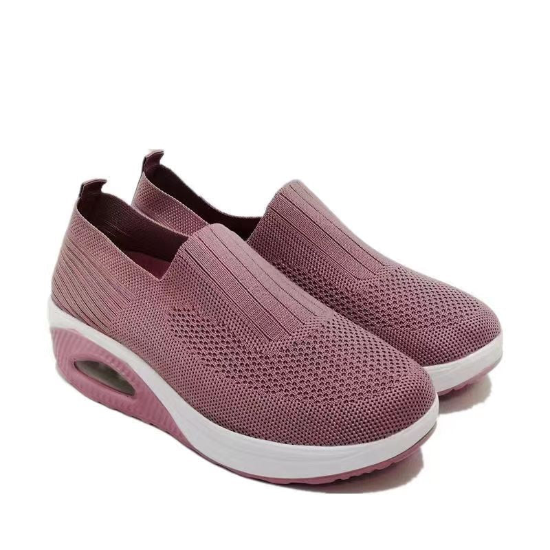 Damen Orthopädische Slip-On Sneaker Mit Fußgewölbeunterstützung Und Rutschfester Sohle