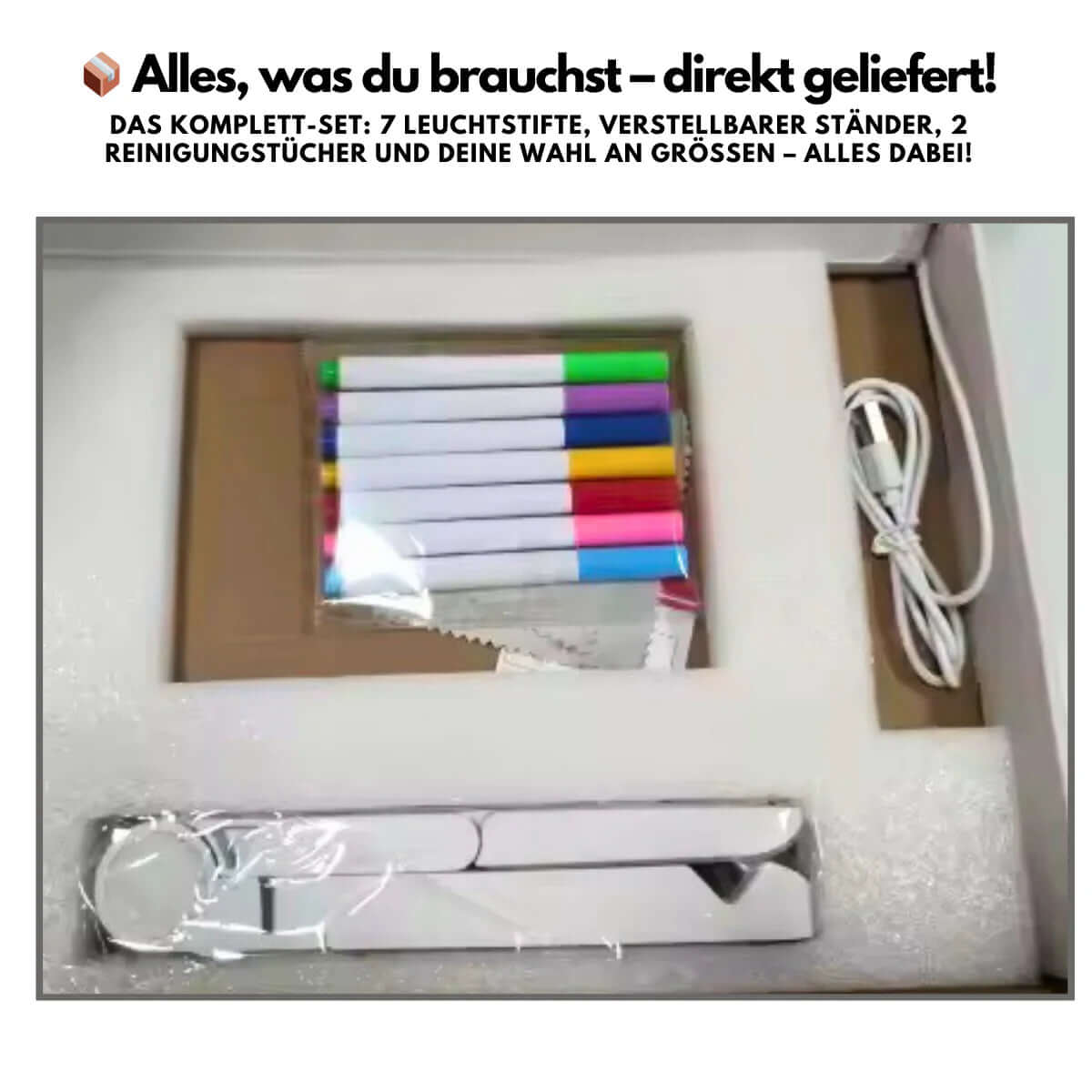 LED-Zeichentisch für kreative Lichtmalerei