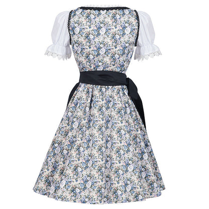 Dirndl Damen Oktoberfest Kostüm Kleid Trachtenkleid für Partys festlich