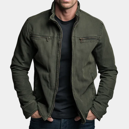 Vintage-Jacke mit Reißverschluss für Herren