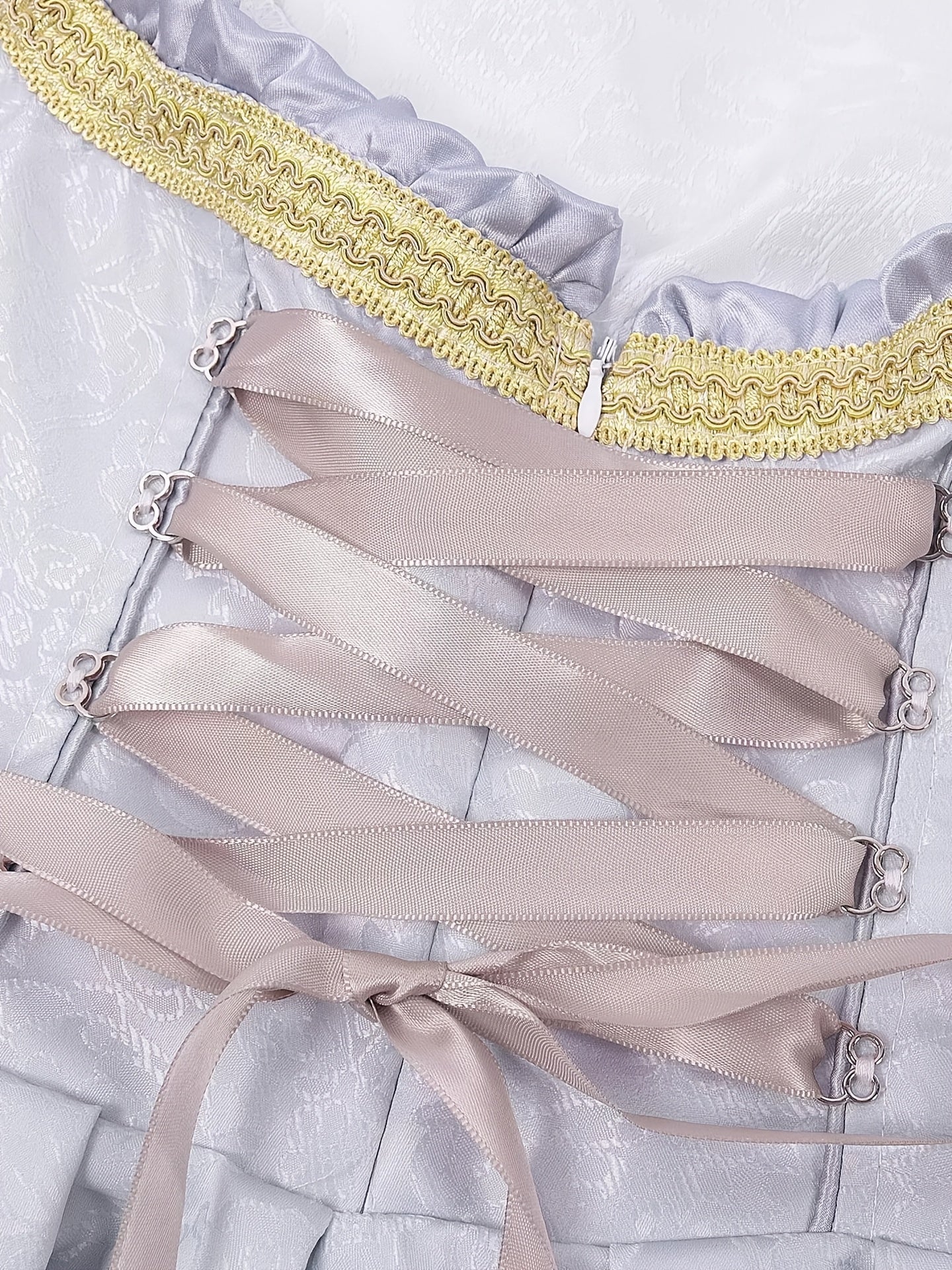 Dirndl Damen Oktoberfest Kostüm | Trachtenkleid mit Corsage & Trägerrock