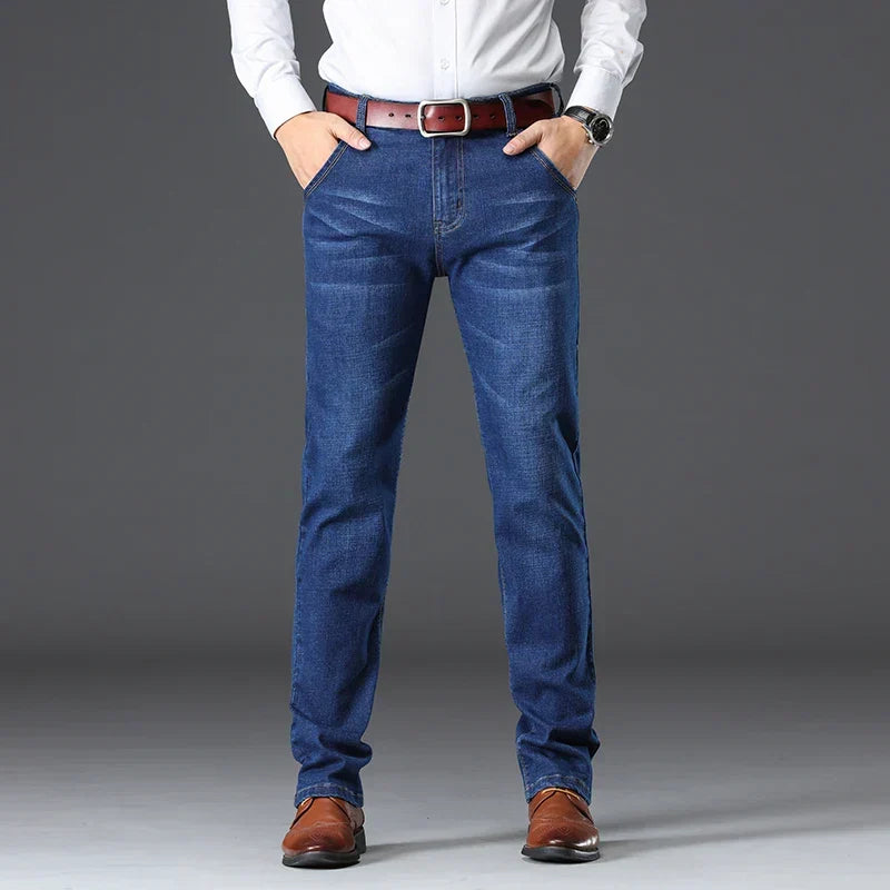 Herren Stretch-Jeans Klassische Passform