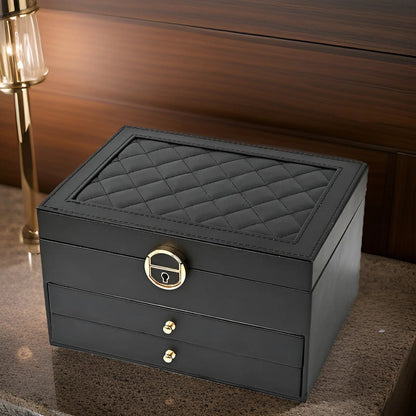 Luxuriöse Mehrschichtige Schmuckbox für Damen - Eleganz & Funktion