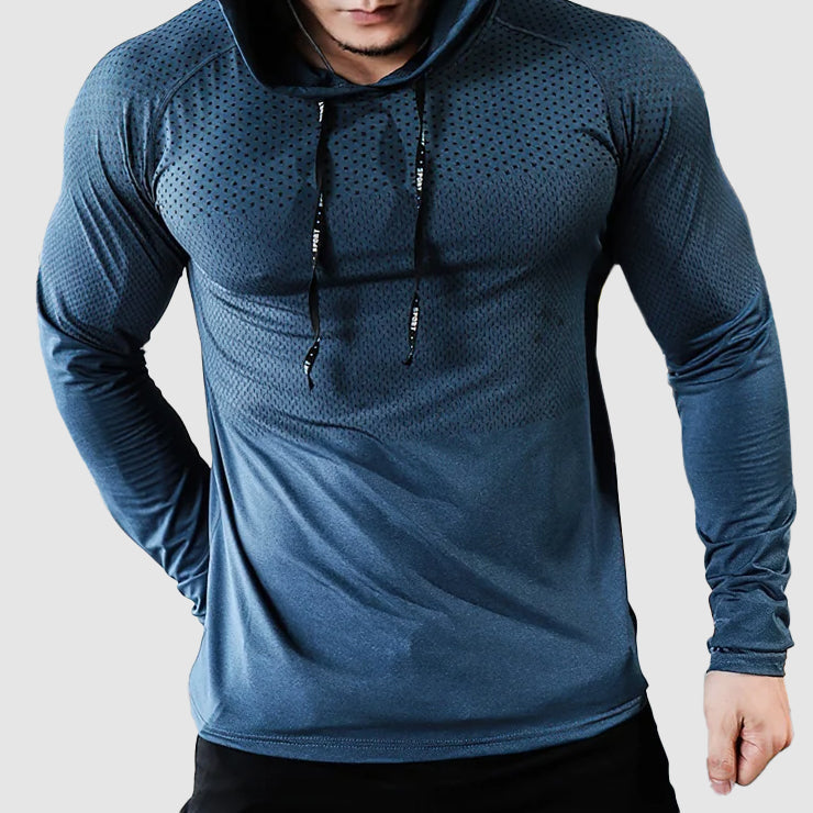 Herren Performance Gym Hoodie mit Slim Fit und Schnell­trocknungs-Design
