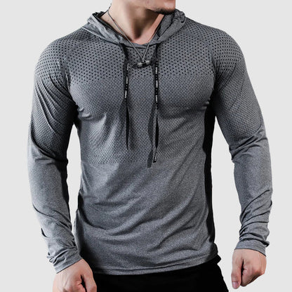 Herren Performance Gym Hoodie mit Slim Fit und Schnell­trocknungs-Design
