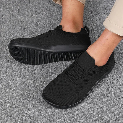 Herren Sneaker Aus Atmungsaktivem Mesh Mit Weiter Zehenbox Und Gepolsterter Innensohle