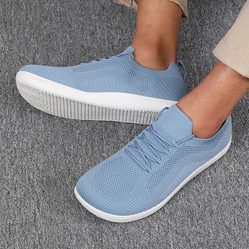 Herren Sneaker Aus Atmungsaktivem Mesh Mit Weiter Zehenbox Und Gepolsterter Innensohle