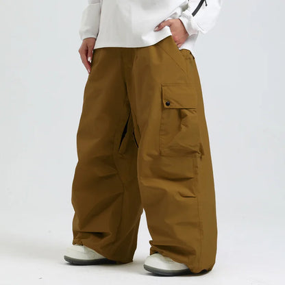 Unisex Skihose Lockerer Schnitt Atmungsaktive Snowboardhose Mit Reißverschluss Und Isoliertem Design