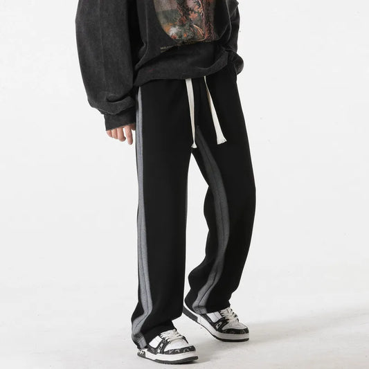 Herren-Sweatpants mit lockerem Schnitt und Kordelzugbund