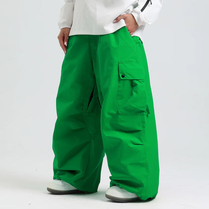 Unisex Skihose Lockerer Schnitt Atmungsaktive Snowboardhose Mit Reißverschluss Und Isoliertem Design