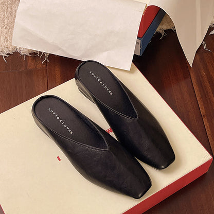 Damen Slipper mit Niedrigem Schnitt und Stützender Sohle