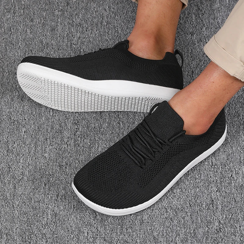 Herren Sneaker Aus Atmungsaktivem Mesh Mit Weiter Zehenbox Und Gepolsterter Innensohle