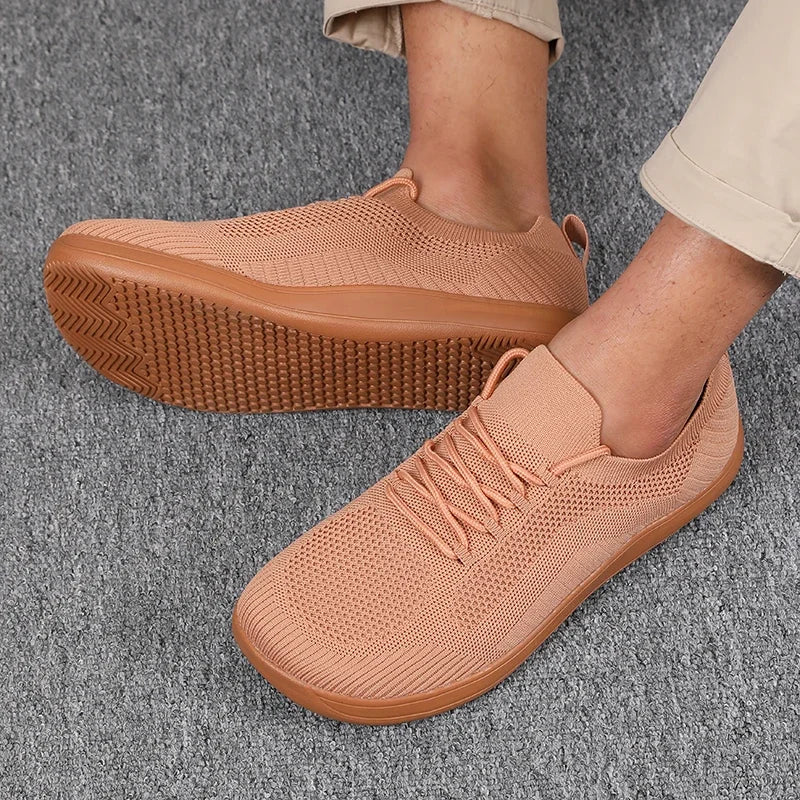 Herren Sneaker Aus Atmungsaktivem Mesh Mit Weiter Zehenbox Und Gepolsterter Innensohle