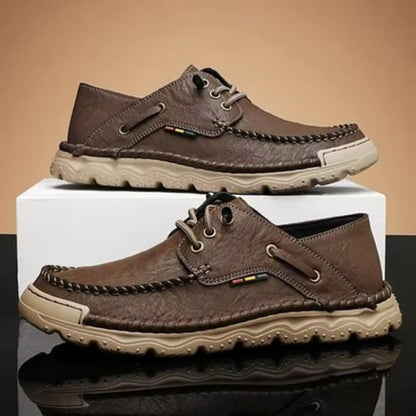Herren Winter-Oxfords mit robuster Sohle und handgenähter Kante