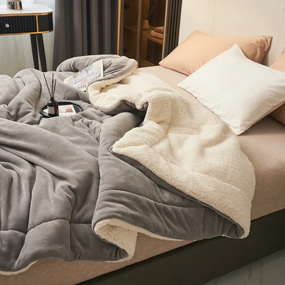 Luxuriöse warme Fleece-Decke