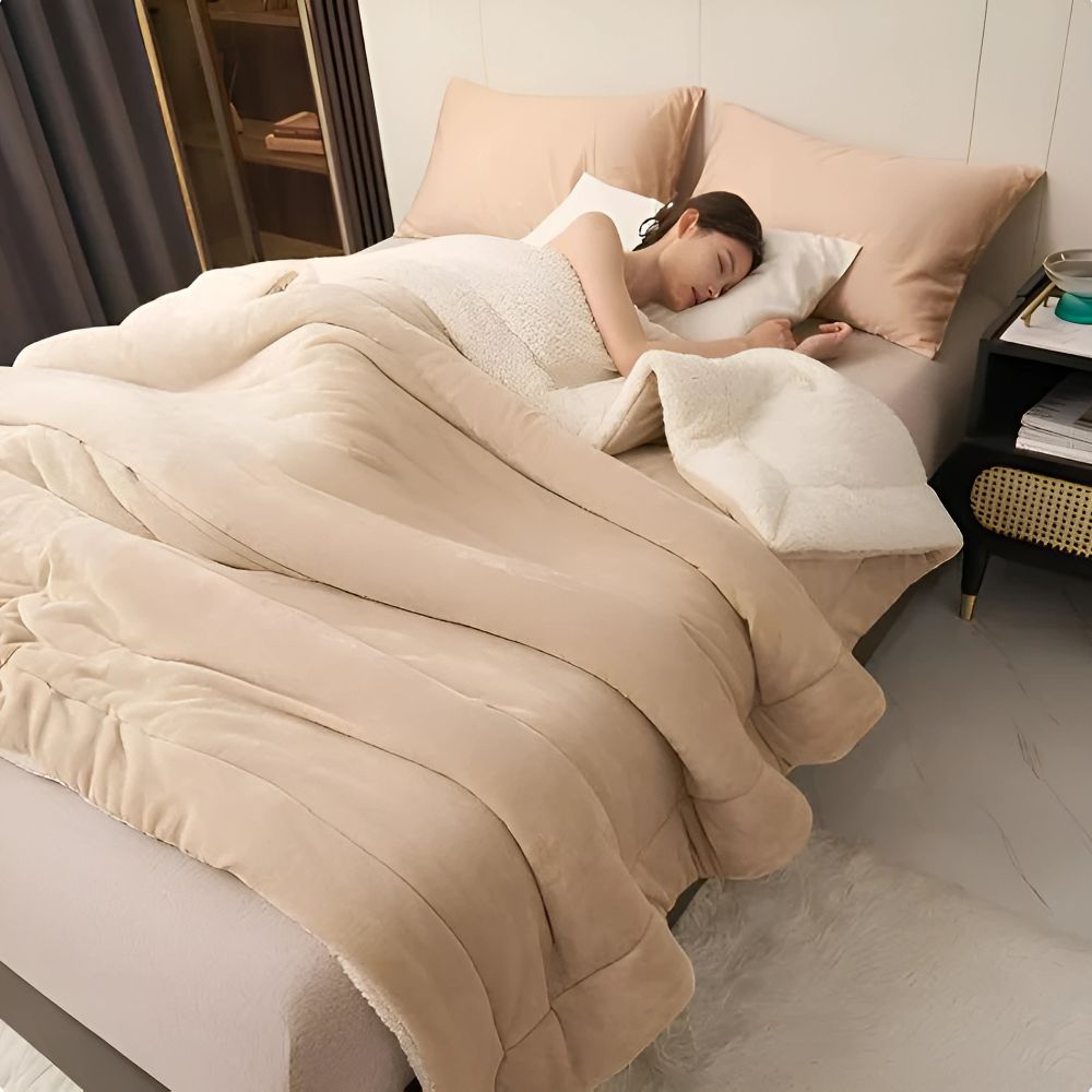 Luxuriöse warme Fleece-Decke