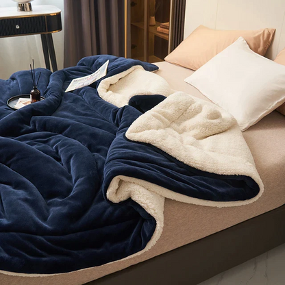 Luxuriöse warme Fleece-Decke