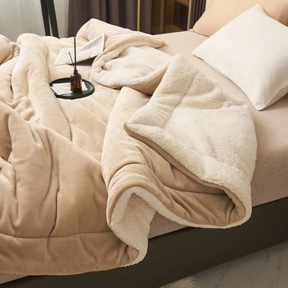 Luxuriöse warme Fleece-Decke