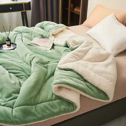 Luxuriöse warme Fleece-Decke
