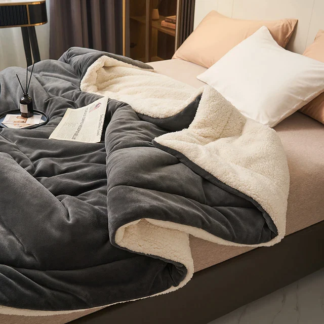 Luxuriöse warme Fleece-Decke
