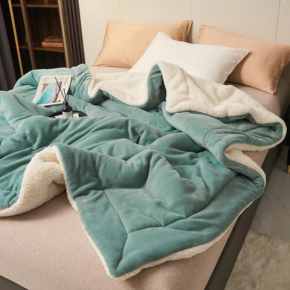 Luxuriöse warme Fleece-Decke