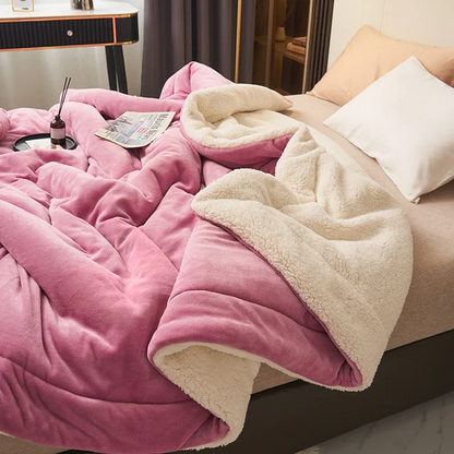 Luxuriöse warme Fleece-Decke