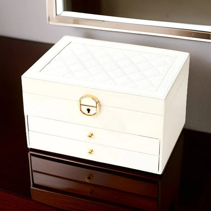 Luxuriöse Mehrschichtige Schmuckbox für Damen - Eleganz & Funktion